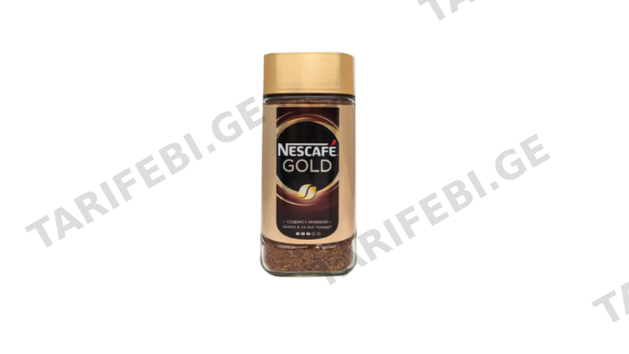 "NESCAFE"- ხსნადი ყავა გოლდი 190 გრ