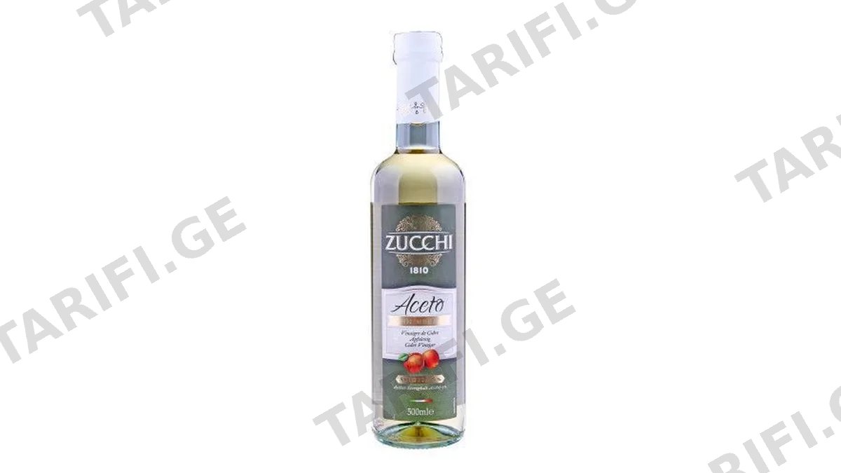 ძმარი /Zucchi/ ვაშლის 0,5 ლ