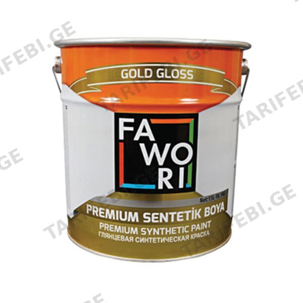2.5 ლ სინთეტიკური წითელი საღებავი FAWORI Premium