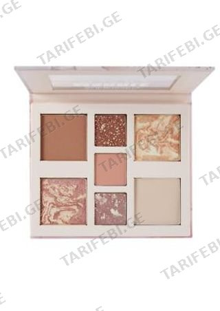 სანქისდი სახის პალეტი 4478 Marble Dreams  პუდრი, ბრონზერი, თვალის ჩრდილი, ჰაილაითერი, რუჟი *