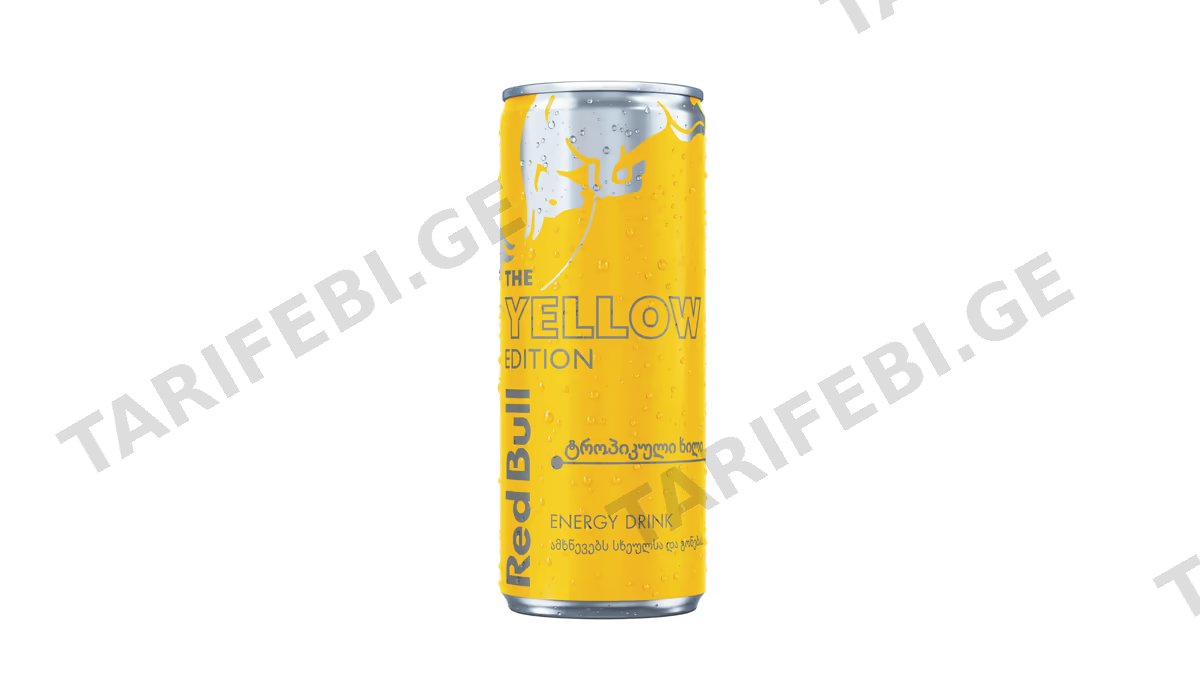 Red Bull ტროპიკული გემო, 250მლ