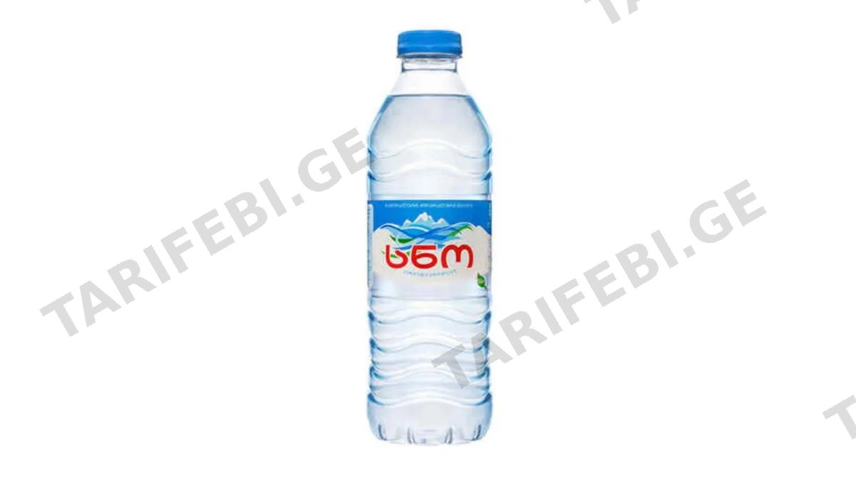 სნო, წყაროს წყალი, პეტი, 0.5ლ