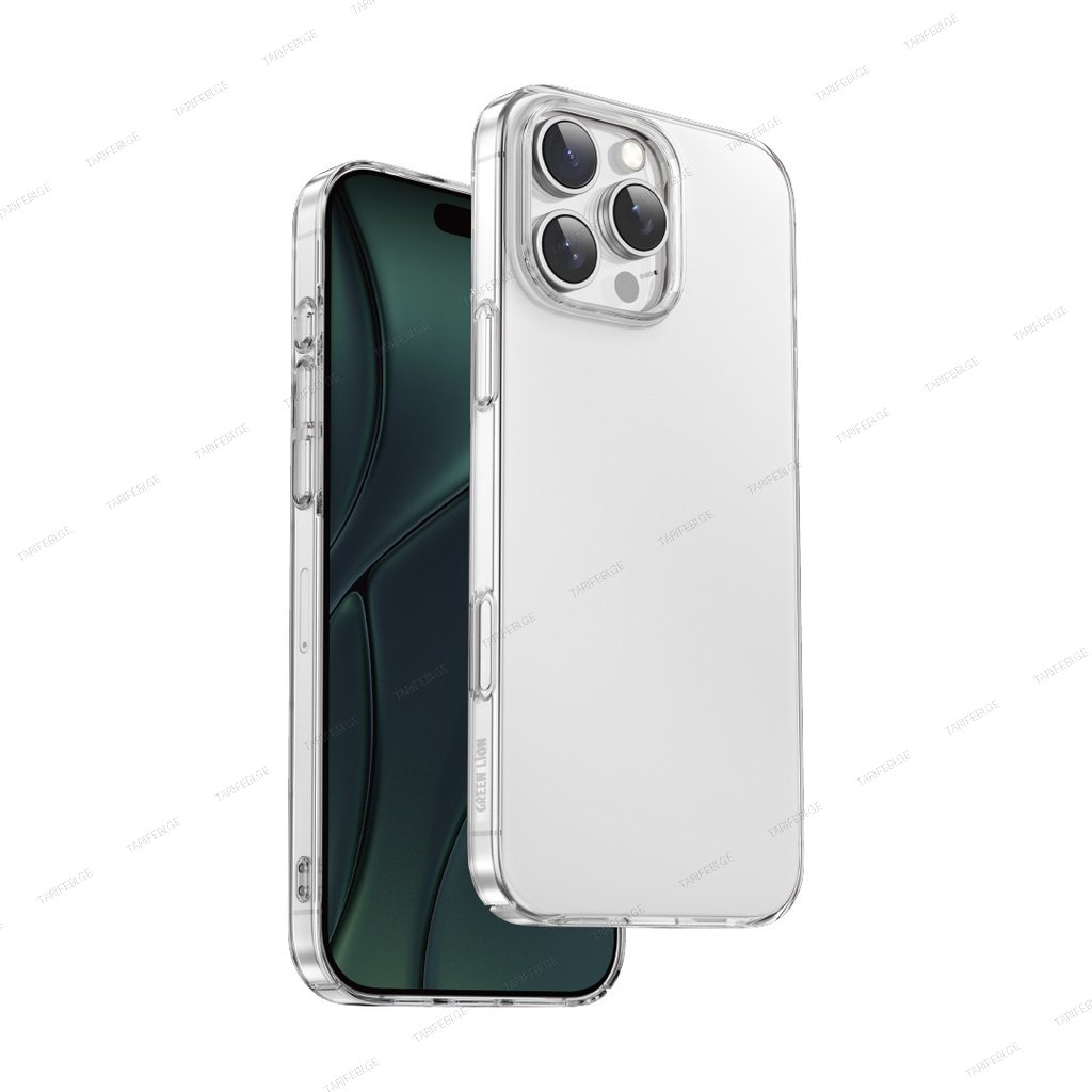 Green Lion Delgado PC Case for iPhone 16 Plus – Clear