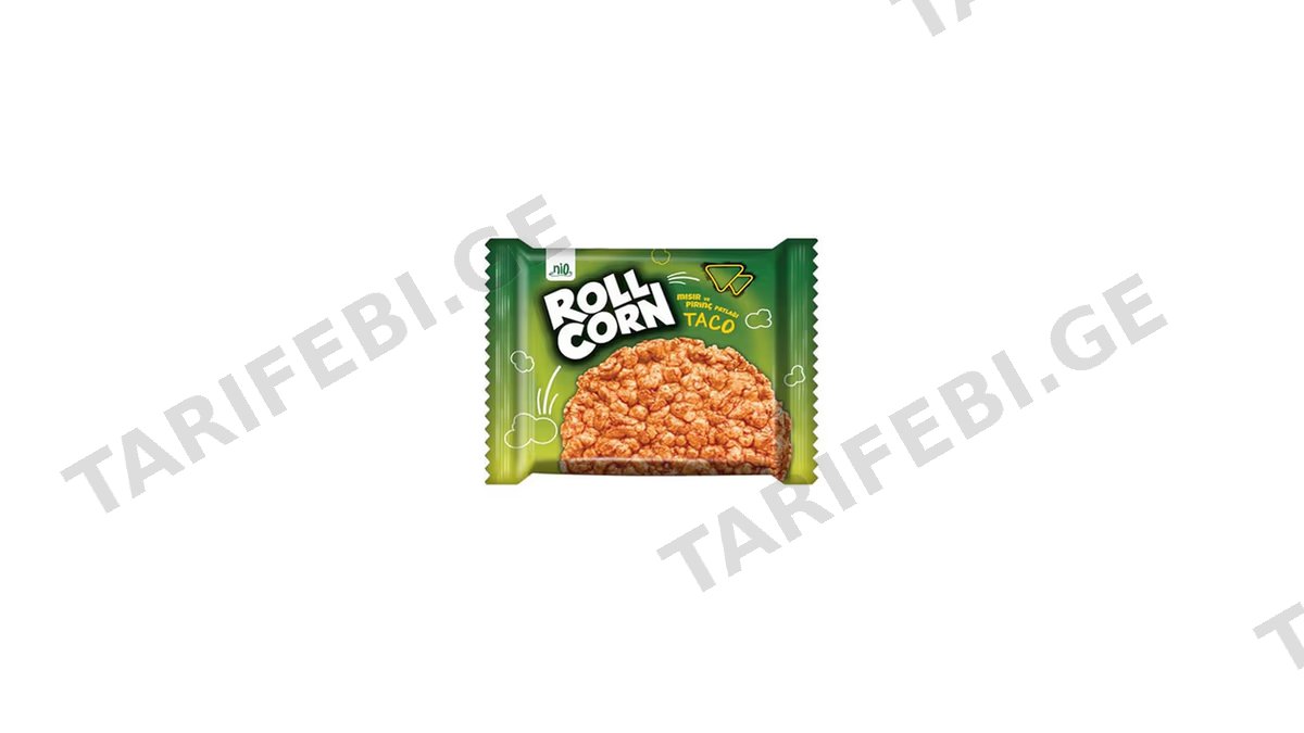 Roll Corn სიმინდის და ბრინჯის ქრისფი ტაკო 30გრ