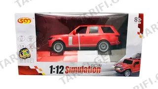 1:12 RC Range Rover-ის სიმულაციური მოდელის ავტომობილი წითელი (20527)