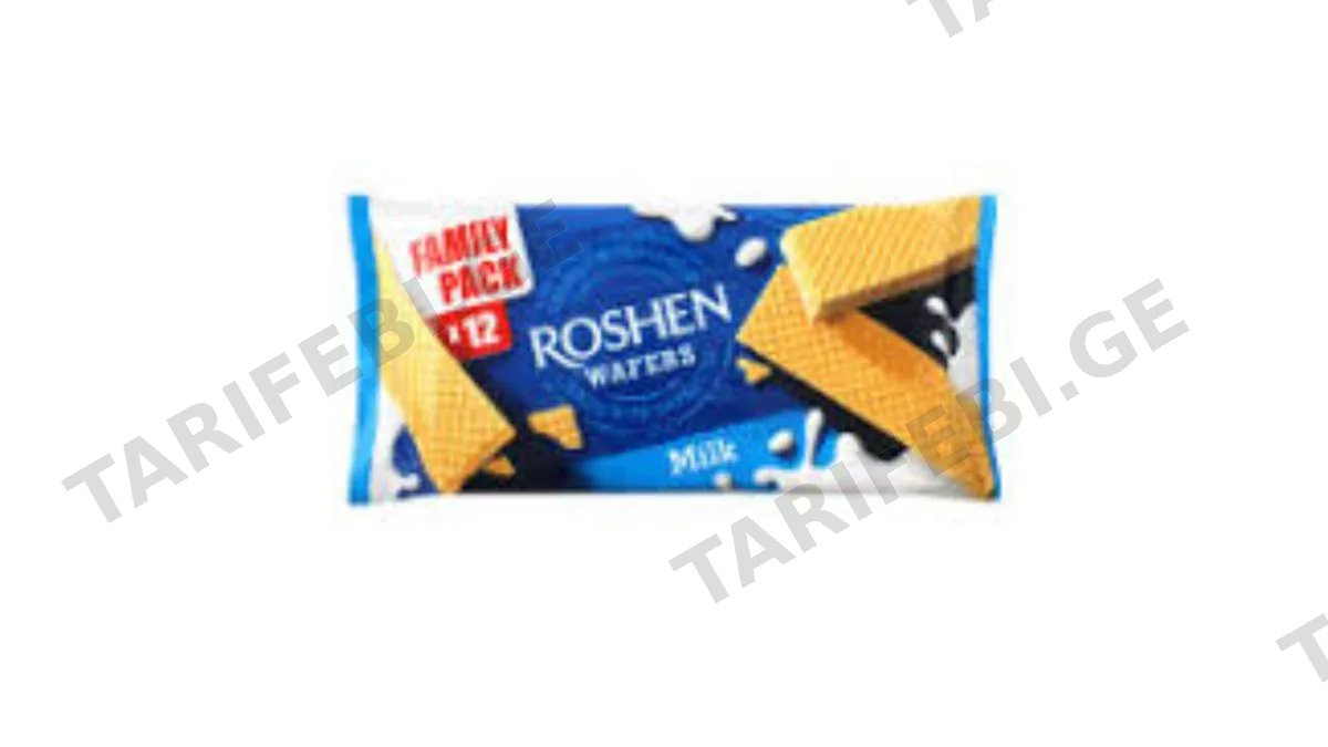 Roshen- ვაფლი რძიანი 216გრ