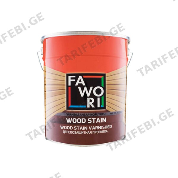 2,5ლ ხის ლაქი FWR WOOD STAIN S02141 707 ÇAM 2.5LT