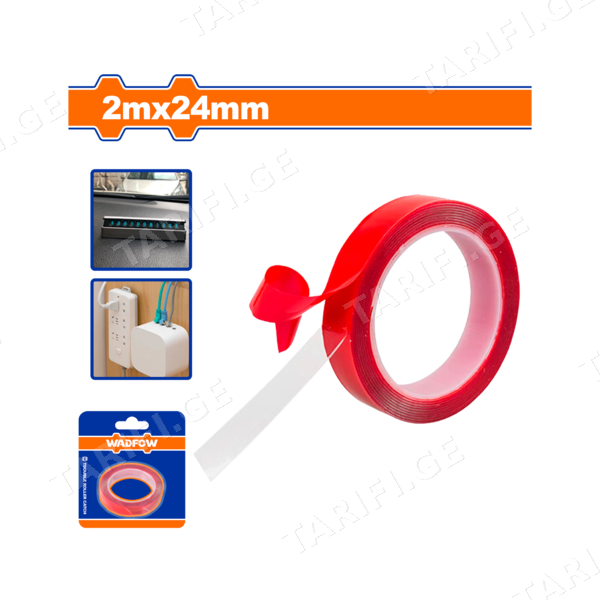ორმაგი წებოვანი ლენტი 2M (WPN9K24) WADFOW