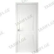 შეღებილი მდფ კარი model 1 3D (White, 700x2150, LR) კომპლექტი