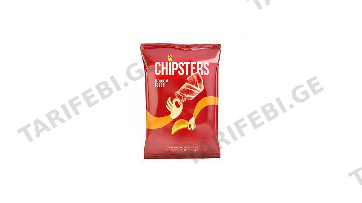 CHIPSTERS ჩიფსი ნატურ.ბეკონის-110გრ