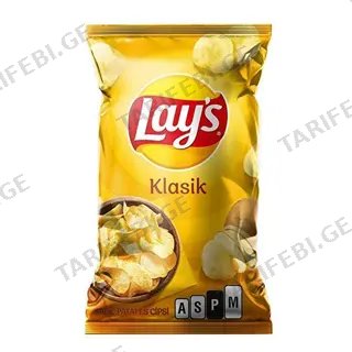 "ლეისი"- კარტოფილის ჩიფსი კლასიკი 12*117გ