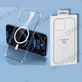 IPhone 13 Pro Magsafe case გამჭვირვალე ქეისი