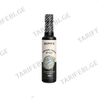ტერიაკის სოუსი 260 გრ, "DELIKAT'E"