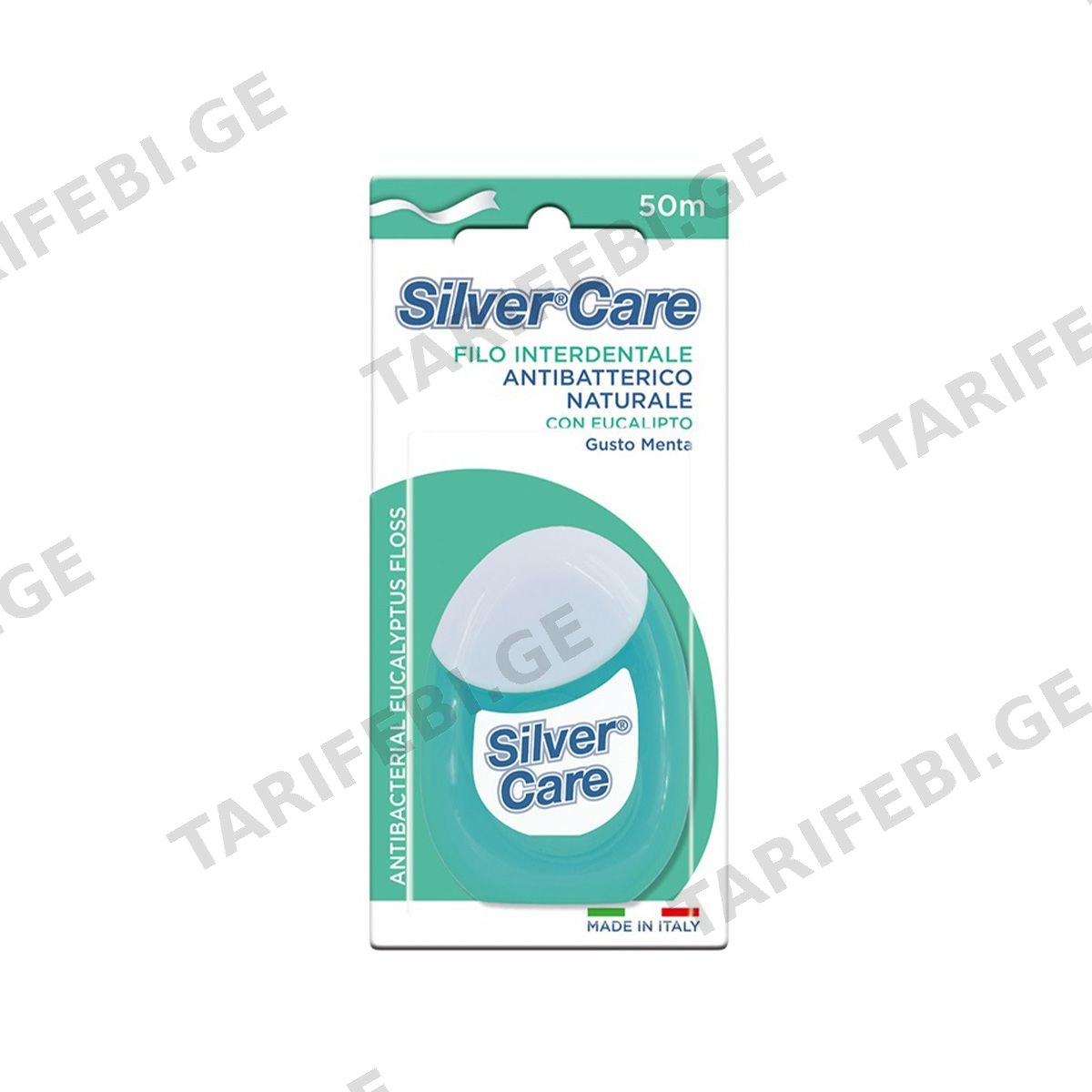 კბილის ძაფი ევკალიპტი სილვერქეა - Silver Care