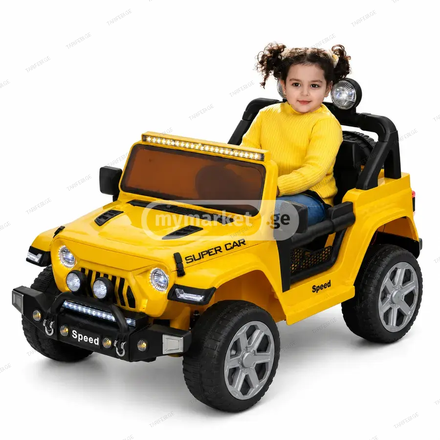 საბავშვო ელექტრო მანქანა JEEP-SPEED-938-Y