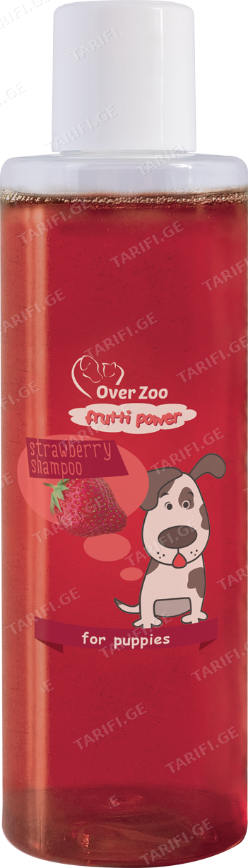 შამპუნი ხილის მარწყვით (ძაღლი) Over Zoo