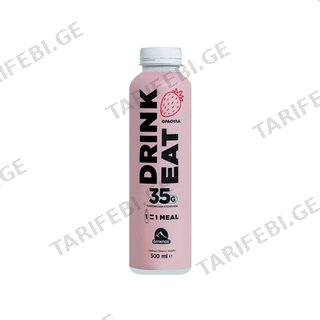 პროტეინ შეიკი მარწყვით DrinkEat /ოლიმპუს/ 500 მლ