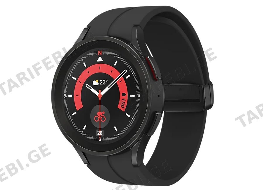 სმარტ საათი Samsung Galaxy Watch 5 Pro (45mm) Black SM-R920NZKACIS