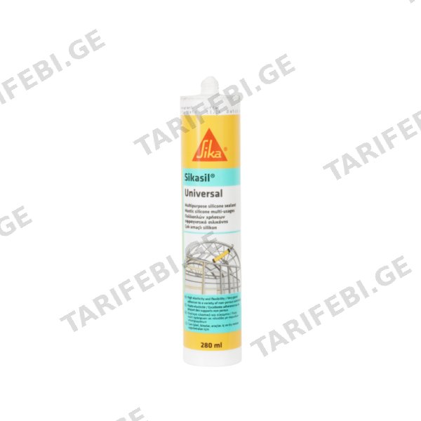 სილიკონი უნივერესალური უფერო Sikasil® – Universal sefaf 280 ML