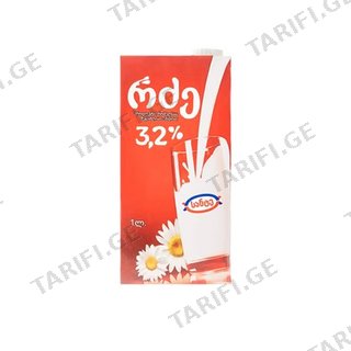 სანტე რძე 3.2% 1 ლ.
