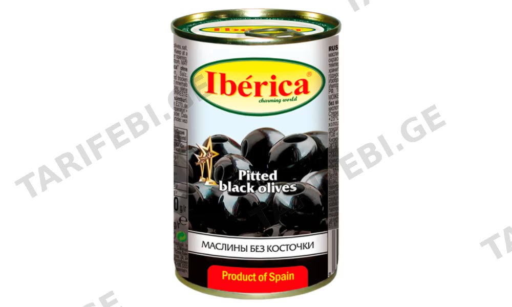 ოლივ ლაინ იბერიკა შავი უკურკო 370მლ 24ც 280/300