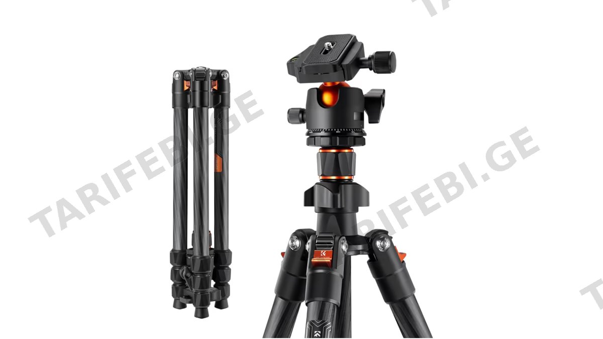 შტატივი K&F Concept Tripod, Model K254C2+BH-36L - KF09.123