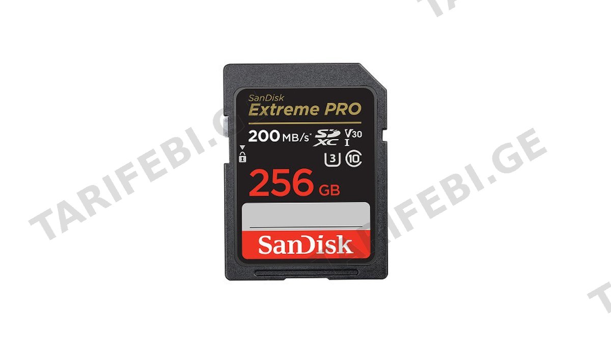 SanDisk 256GB Extreme PRO SD/XC UHS-I Card 200MB/S V30/4K Class 10 SDSDXXD-256G-GN4IN